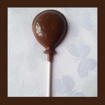 Balloon Shaped Chocolate Lollipop