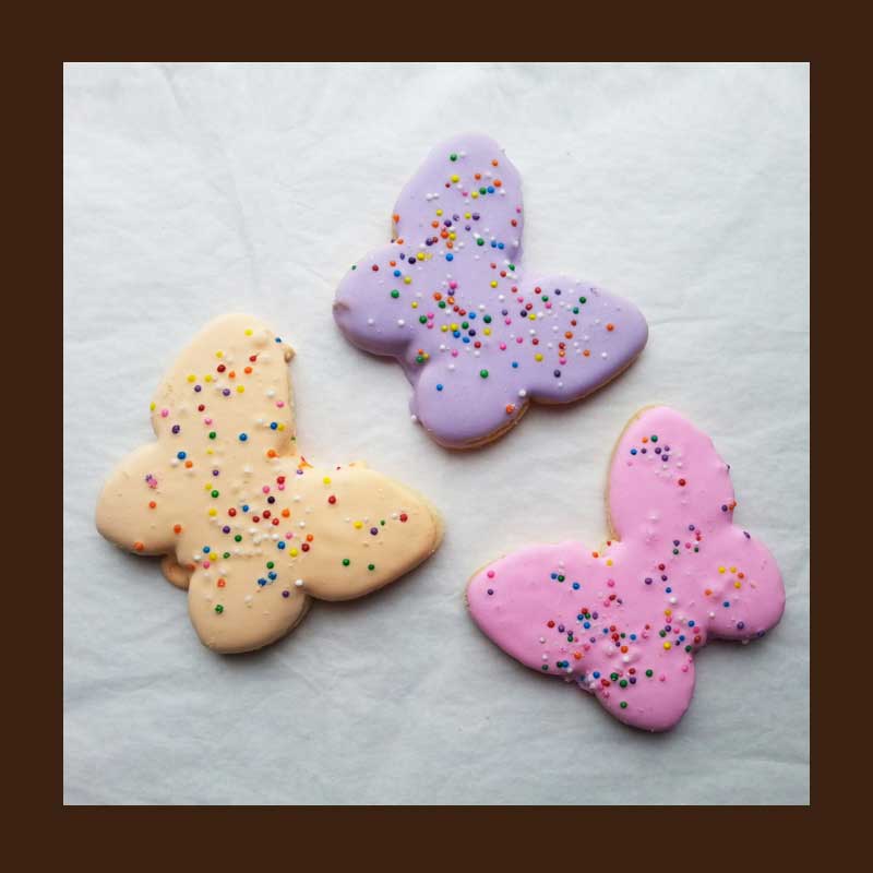 Butterfly Nut Free Sugar Cookie Edible Promotions