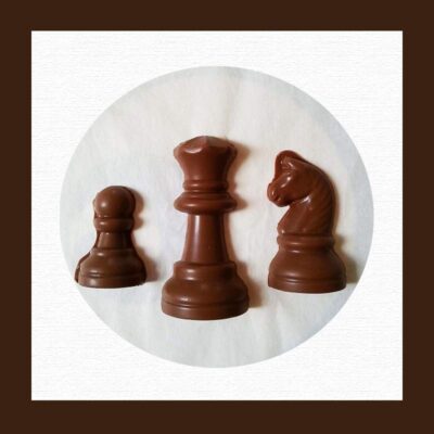 Chocolate Shaped Chess Pieces