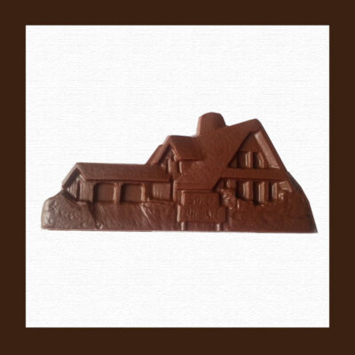 House shaped chocolate