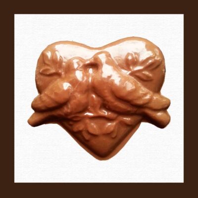 Chocolate Heart with Doves