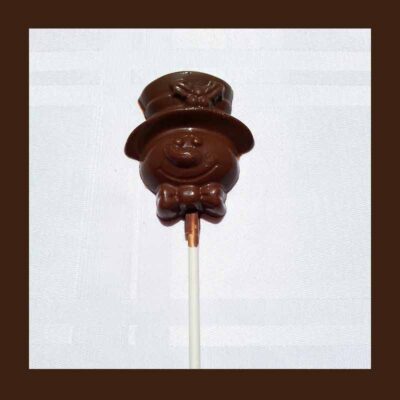 Snowman Shaped Lollipop