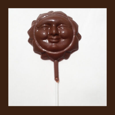 Sunshine Face Chocolate Lollipop