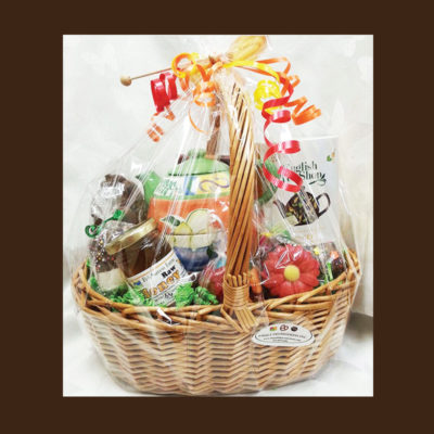 Honey and Tea Basket- Edible Gift Baskets