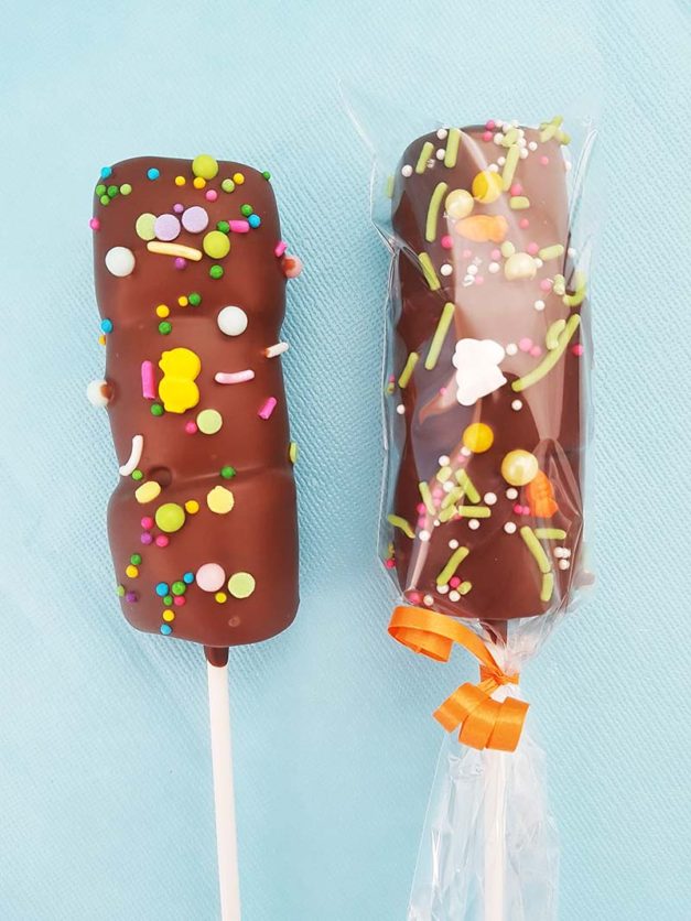 Chocolate Marshmallow Sticks