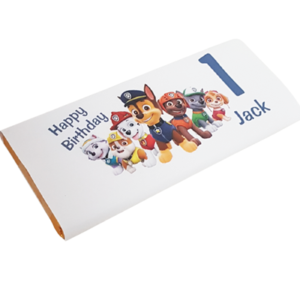 Custom Birthday Chocolate Favours Canada. Edible Promotions Inc., Erin On