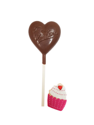 Chocolate Heart Lollipop