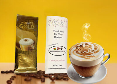 Personalized Cappuccino Sleeves by Edible Promotions, Erin Ontario