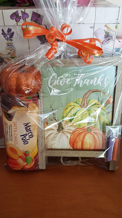 Fall Chalkboard Gift Basket Edible Promotions Erin Ontario