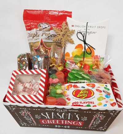 Christmas Candy Gift Baskets Canada