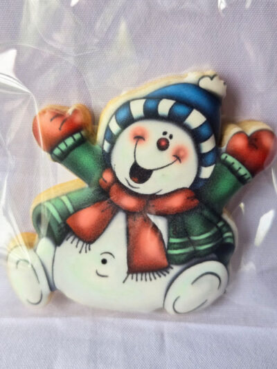 Snowman Sugar Cookie