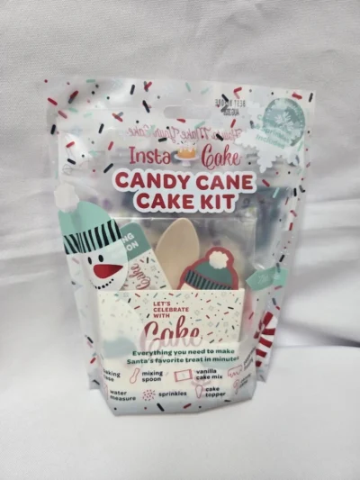 Christmas InstaCake Candy Cane Kit