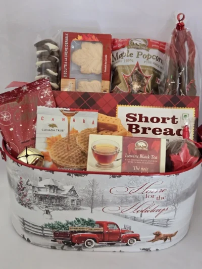 Home For The Holidays Christmas Basket