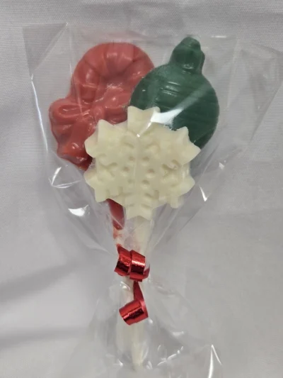 Christmas Chocolate Lollipops